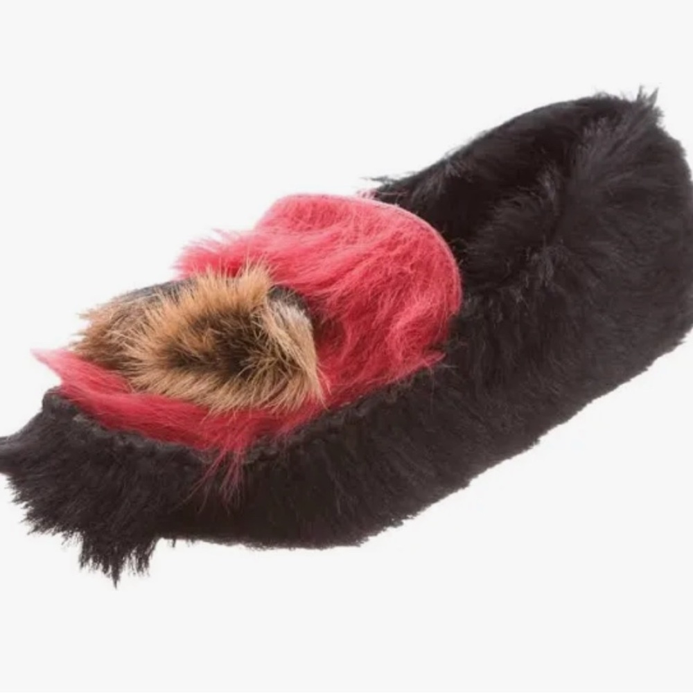 Prada - auth. Chèvre Mont goat fur loafers with tassel